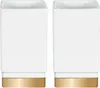 Spirella Zahnputzbecher Zahnbürstenhalter Roma Weiß/Gold - Produktbild-Vorschau 1