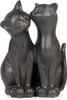 Decorazione figurina coppia gatto nero 17 cm di altezza Anteprima dell’immagine prodotto 1