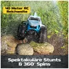 Monster Jam Megalodon Storm (lichtblauw, schaal 1:15) Productafbeelding-voorbeeld 5