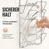 Topfdeckelhalter 5-stufig, Deckelhalter ohne Bohren, Metall Produktbild-Vorschau 4