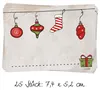 SET 3 x 25 Stück Weihnachten Geschenkaufkleber Produktbild-Vorschau 4