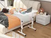 Laptoptisch Bürotisch mit Rollen Computertisch 80x40cm Produktbild-Vorschau 3