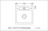 Villeroy & Boch Keramikspüle 33451Fi4, Siluet 50 S flat Produktbild-Vorschau 8