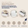 CASARIA® Sitzbank mit Stauraum Faltbar Weiß 115x40x40cm Produktbild-Vorschau 5