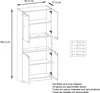 Vladon Büroschrank Logan V2,  Germany, Aktenschrank mit 5 Produktbild-Vorschau 7