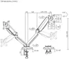 STELL SOS 2121 Držiak monitorů dual Náhľad obrázku produktu 13