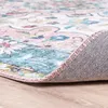 Teppich Vintage Rund - Lily Oriental Blau Rosa Produktbild-Vorschau 7