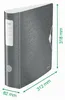 Leitz 1106-00-01, Archivador Active WOW A4, 80 mm, color Vista previa de la imagen del producto 5