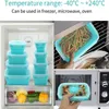 balenie 4 skladacích silikónových nádob, úložný box s Náhľad obrázku produktu 8