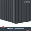 Rockford Gerätehaus Metall Geräteschuppen 232 x 254 cm Produktbild-Vorschau 5