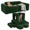 Relaxdays Kinder-Spielsofa, modular, 10-tlg., weiche Produktbild-Vorschau 1