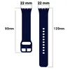 Bizon Armbanduhr Silikon für Galaxy Fit 3, Marineblau Produktbild-Vorschau 2