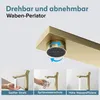 doporro Wasserhahn Bad, Waschtischarmatur mit Auslaufhöhe Produktbild-Vorschau 4