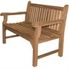 Teako Design Gartenbank Piceno Teakholz Massiv Wetterfest Produktbild-Vorschau 5