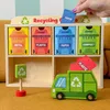 Sortownik edukacyjny Toyy Toy Drewniane Centrum Recyklingu Podgląd zdjęcia produktu 6