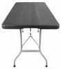 Aga Garten Klapptisch 180x74x74 cm Schwarz Produktbild-Vorschau 13