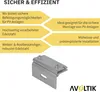 10er Set Dachfalzklemme Stehfalzdach Edelstahl Montage Dach Produktbild-Vorschau 4