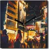 Coloray Uhr auf Leinwand 30x30 cm Wand Uhr Dekoration Produktbild-Vorschau 1