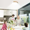 A family is gathered around a kitchen island, preparing or enjoying a meal. The scene is bright and airy, with a modern kitchen setting and a large window. Voir les images du produit