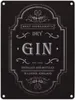 Gin Logo Schild Blechschild Aluminiumschild Emailleschild Produktbild-Vorschau 1
