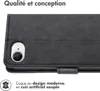 imoshion Luxe Bookcase pour Apple iPhone 17e / 16e - Noir Voir les images du produit 3