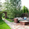 Relaxdays Rosenbogen Metall, Torbogen Garten, HxBxT: 227 x Produktbild-Vorschau 5