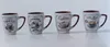 Weltbild Tassen Coffee 4er Set Nostalgie Optik Ceramik Produktbild-Vorschau 2