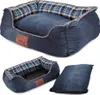 Hundebett Katzenbett mit Kopfkissen Kinderbett m Produktbild-Vorschau 1