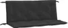 vidaXL Coussins de banc de jardin 2 pcs. noir 120x50x7 cm Voir les images du produit 1