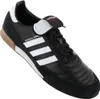A studio shot of a black Adidas Mundial Goal soccer shoe. Anteprima dell’immagine prodotto