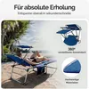 CASARIA® Lettino Ibiza 190x59cm Carico Max 150 Kg Anteprima dell’immagine prodotto 6