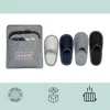 Pantofole da casa Relaxdays, set da 6 paia con custodia, Anteprima dell’immagine prodotto 6