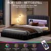 SUNFECILI Polsterbett 140x200 cm,Boxspringbett 140x200,mit Produktbild-Vorschau 3