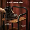 Vertikales Schuhregal, 8-Stöckig, Platzsparend, Braun und Produktbild-Vorschau 4