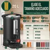 TRESKO® Glühweinkocher Schwarz 20L / 2500W Einkochautomat Produktbild-Vorschau 11