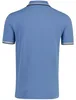 Boss Green Paddy Polo Regular Fit blau mit 3 Knöpfen Produktbild-Vorschau 2