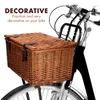 Bicycle Gear Cestino anteriore in rattan per bicicletta Anteprima dell’immagine prodotto 8