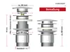 KIRCHHOFF Universal Waschbecken Ablaufgarnitur, Pop Up Produktbild-Vorschau 3
