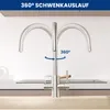 3 in 1 Filterwasserhahn Küche mit Filteranschluss, 360° Produktbild-Vorschau 10
