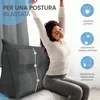 Cuscino per schienale ELONEO largo 120 cm, cuscino a cuneo Anteprima dell’immagine prodotto 6