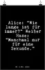 Mr. & Mrs. Panda Bild Alice: "Wie lange ist... DIN A4 - Produktbild-Vorschau 1