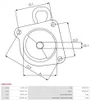 AS-PL Starterdeckel Vergaser SBR0308S Produktbild-Vorschau 3