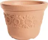 A terracotta pot with a sunflower design. Náhľad obrázku produktu