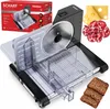 Webber Inox 160W Affettatrice Elettrica Per Pane, Salumi E Anteprima dell’immagine prodotto 1