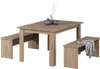 Ensemble de table à manger Vicco Sentio Sonoma 137.6x92.8cm Voir les images du produit 5