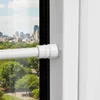 Mini Teleskop-Gardinenstange 40–60 cm Weiß ohne Bohren Produktbild-Vorschau 1
