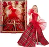 Mattel Barbie Unterschrift Weihnachten Blondine 2024 HRM61 Produktbild-Vorschau 1