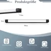 ZMH LED Spiegelleuchte Bad Spiegellampe 50CM 10W Badlampe Produktbild-Vorschau 2