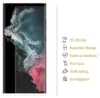 A smartphone screen protector with feature callouts. Produktbild-Vorschau