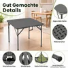 COSTWAY Klapptisch 86x86cm, Campingtisch klappbar, Produktbild-Vorschau 4
